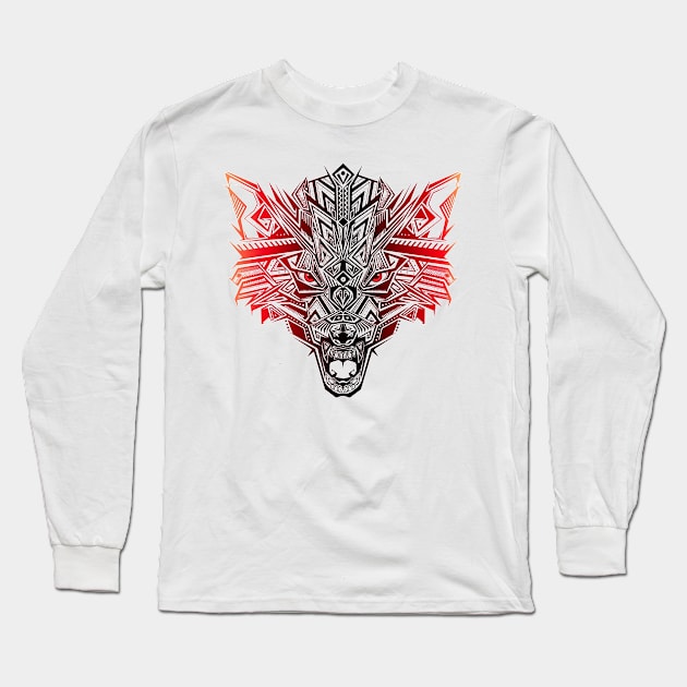 Wolf howling Long Sleeve T-Shirt by t-shiit